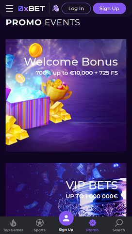 0XBet Casino Mobile Promotions