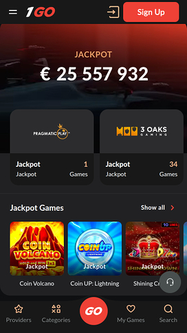 Bote móvil de 1GO Casino