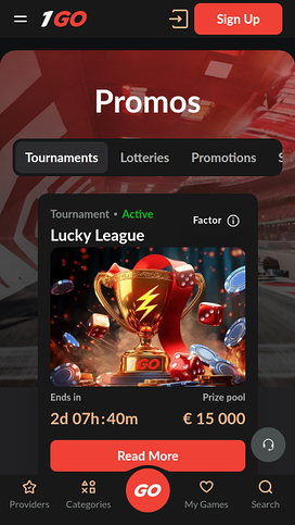 Promociones móviles de 1GO Casino