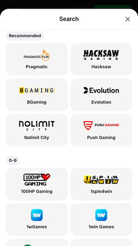 1win Casino Mobile Game Developers