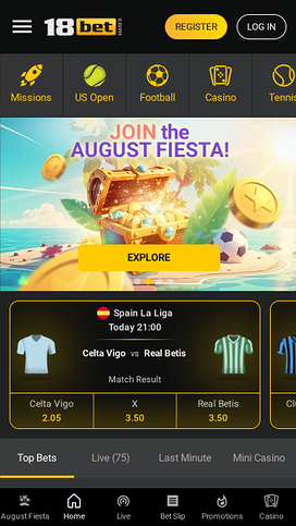 18Bet Casino Mobile Sports