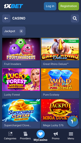 1xBet Casino Mobile Jackpot