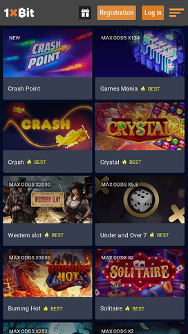 1xBit Casino Mobile Games