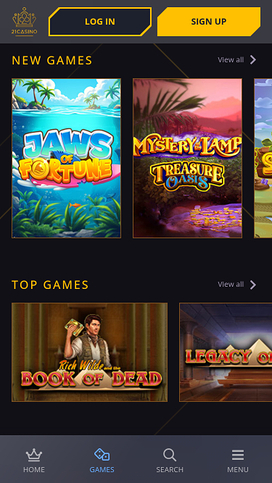 21 Casino Mobile Games