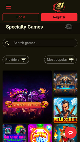 21 Grand Casino Mobile Specialty Games