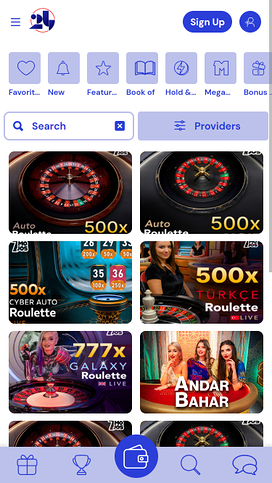 24Casino.bet Mobile Live Dealer