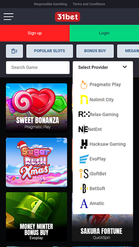 31Bet Casino Mobile Game Developers