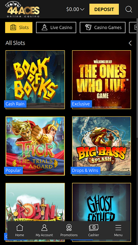 44Aces Casino Mobile Games