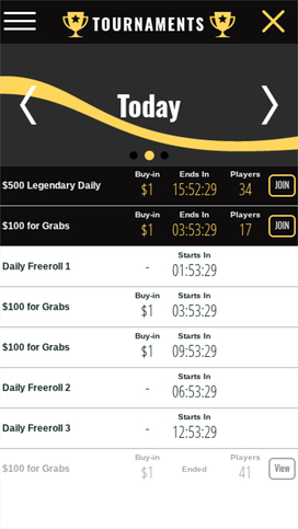 44Aces Casino Mobile Tournaments