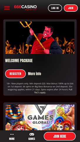 666 Casino Mobile Promotions