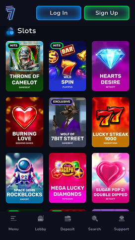 7Bit Casino Mobile Games