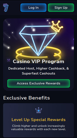 7Bit Casino Mobile VIP Program