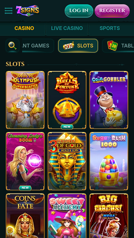 7Signs Casino Mobile Games