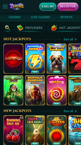 7Signs Casino Mobile Jackpot