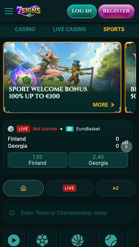 7Signs Casino Mobile Sports