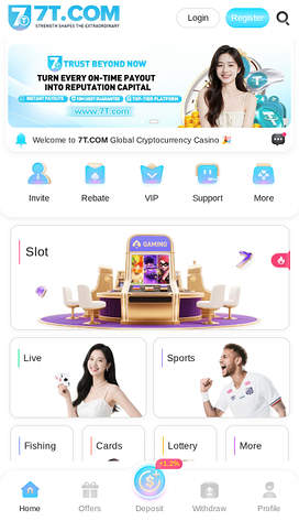 7T Casino Homepage Mobile