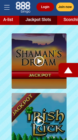 888 Bingo Casino Mobile Jackpot