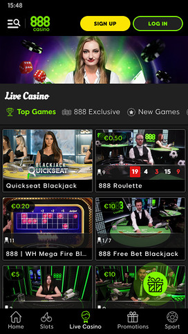 888casino mobile live dealer