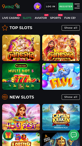 9Winz Casino Mobile Games