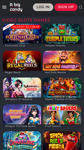 A Big Candy Casino Mobile Games