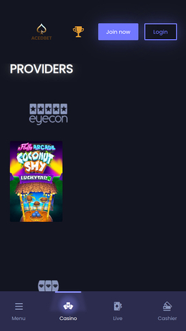 Aced Bet Casino Mobile Game Developers