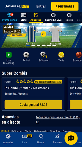 AdmiralBet Casino Mobile Sports