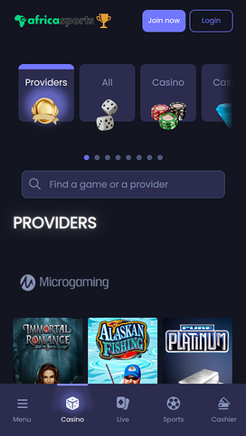 AfricaSports Casino Mobile Game Developers