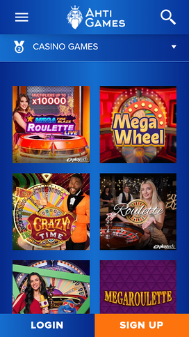 Ahti Games Casino Mobile Live Dealer