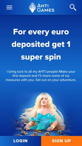 Ahti Games Casino Mobile Super Spin