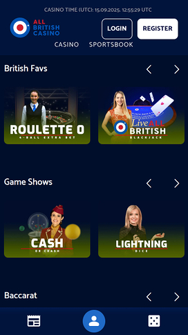 All British Casino Mobile Live Dealer