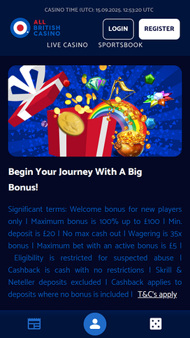All British Casino Mobile Promotions