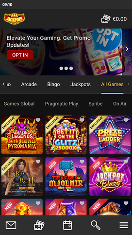 All Jackpots Casino Mobile Game Developers