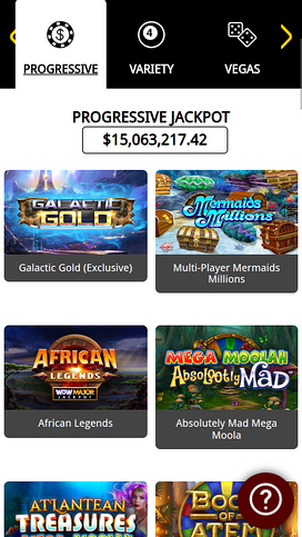 All Jackpots Casino Mobile Jackpot