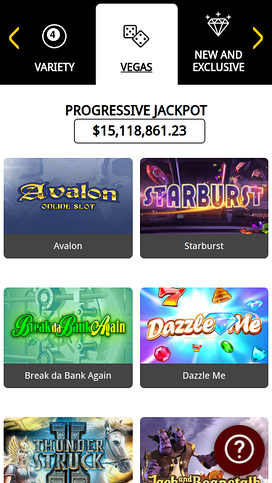 All Jackpots Casino Mobile Vegas Games
