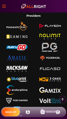 All Right Casino Mobile Game Developers