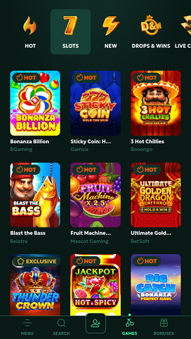 AllStar Casino Mobile Games