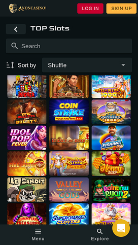 anon Casino Mobile Games Image