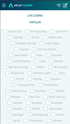 Aplay Casino Mobile Game Developers