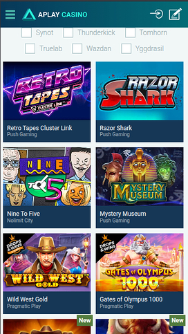 Aplay Casino Mobile Games