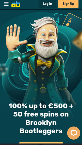 Arcanebet Casino Mobile Homepage
