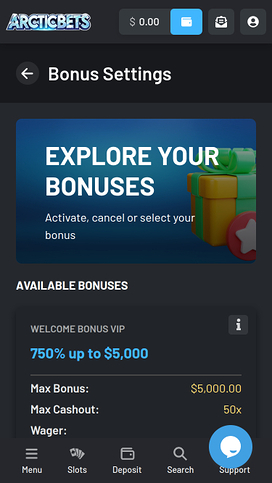  Arcticbets Casino Bonus Mobile
