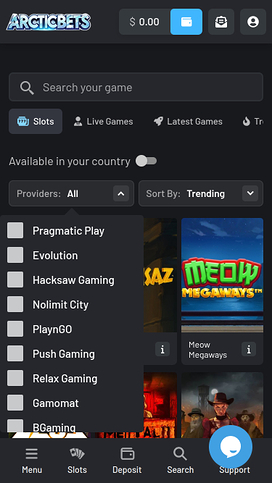  Arcticbets Casino Game Developers Desktop