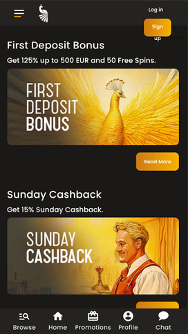 Promociones móviles de Art Casino