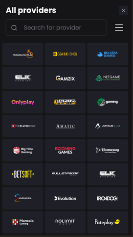 Asino Casino Mobile Game Developers