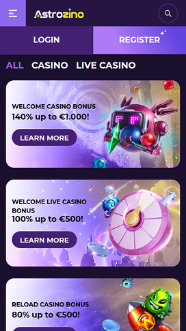 Astrozino Casino Mobile Promotions