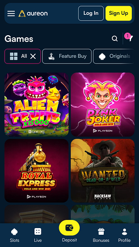 Juegos de escritorio de casino Aureonplay