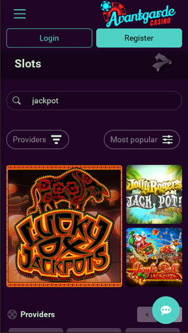 Avantgarde Casino Mobile Jackpot