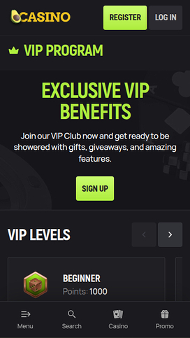 Avocasino Mobile VIP Program
