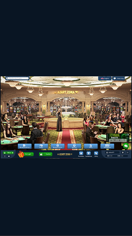 Azart Zona Casino Mobile Homepage