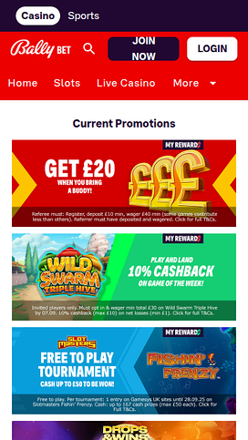 Bally Casino Mobile Promotions